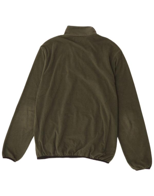 Kappa Pull polaire à col zippé pour femme UK 18 XL Kaki Polyester