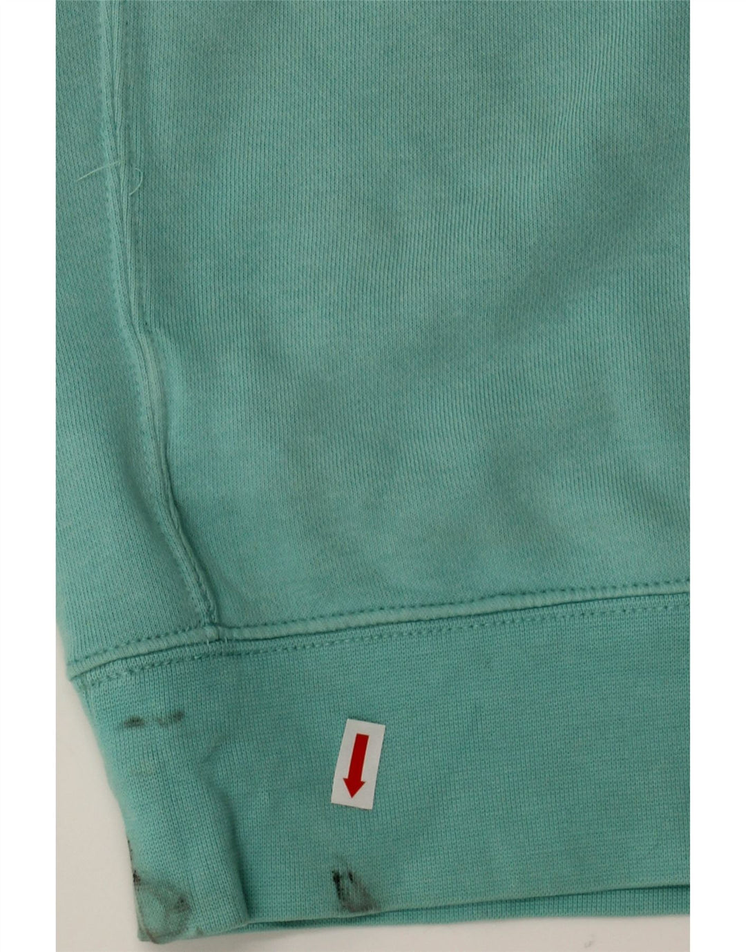 NIKE Mens Graphic Hoodie Jumper Small Turquoise Cotton Vintage Nike and Second-Hand Nike from Messina Hembry 