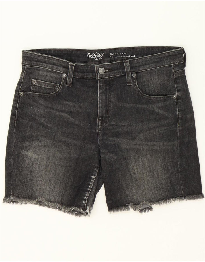 MOSSIMO Womens Boyfriend Denim Shorts US 8 Medium W34  Grey Cotton Vintage Mossimo and Second-Hand Mossimo from Messina Hembry 