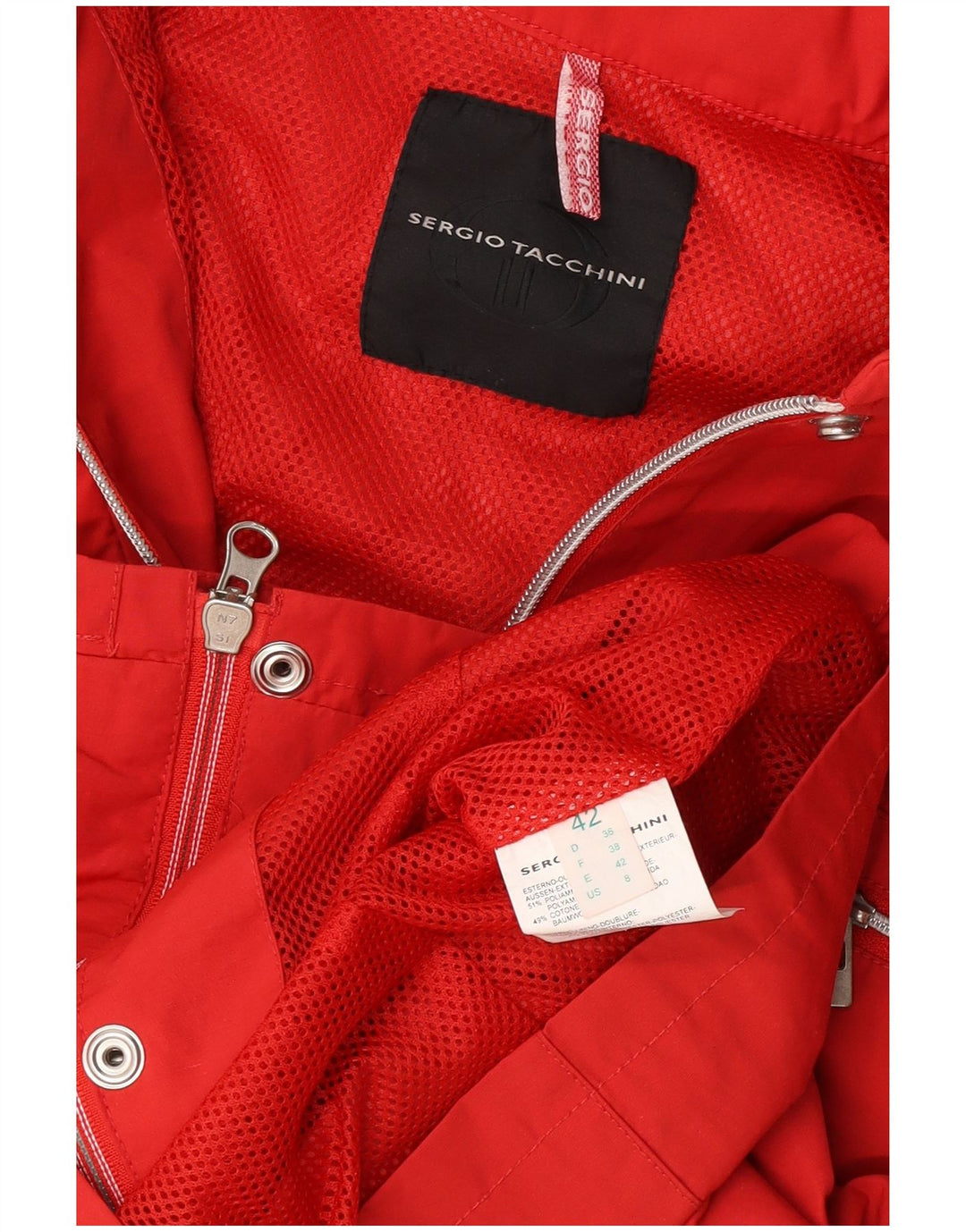 Sergio Tacchini Veste Utilitaire Femme IT 42 Rouge Moyen Polyamide