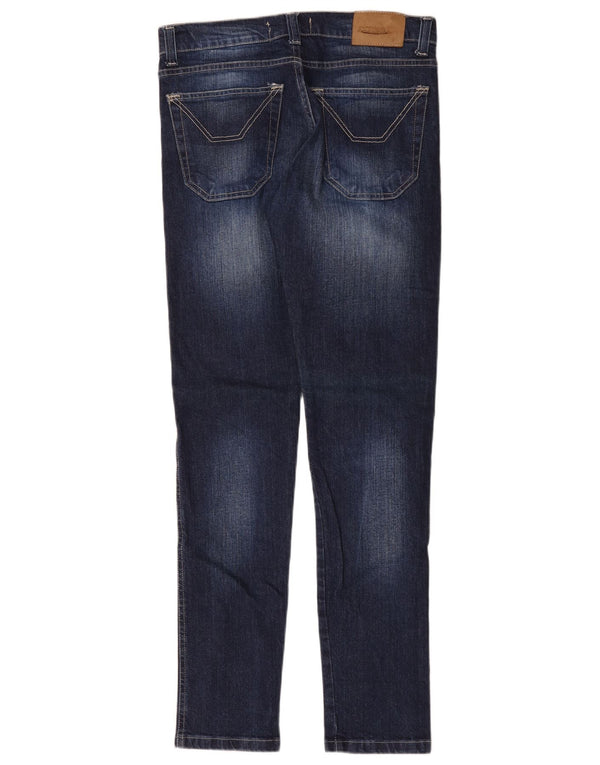 Jeckerson Jean Slim Femme IT 44 Medium W32 L31 Bleu Colorblock