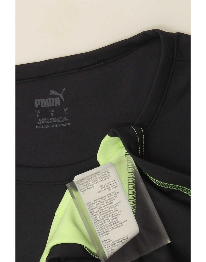 Puma T-Shirt Homme Haut Large Noir Colorblock Polyester
