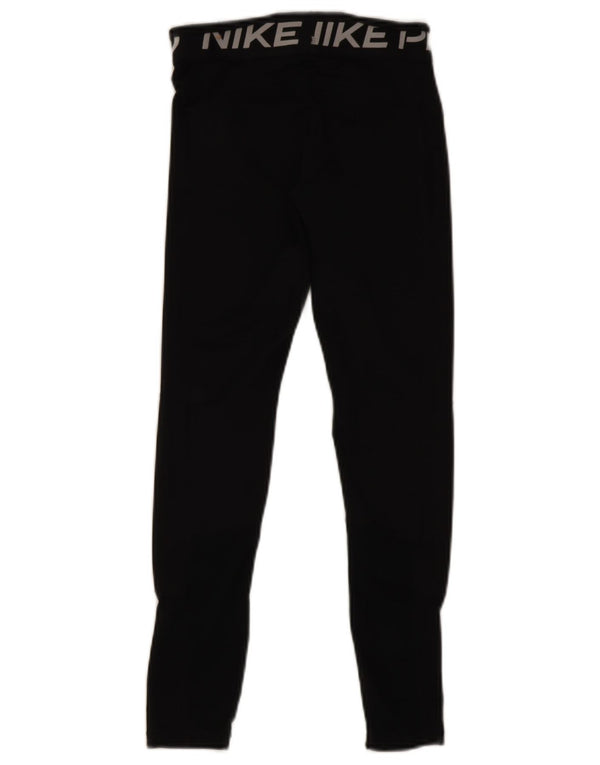 Legging Nike Dri Fit Graphic pour femme UK 14 Large Noir Polyester