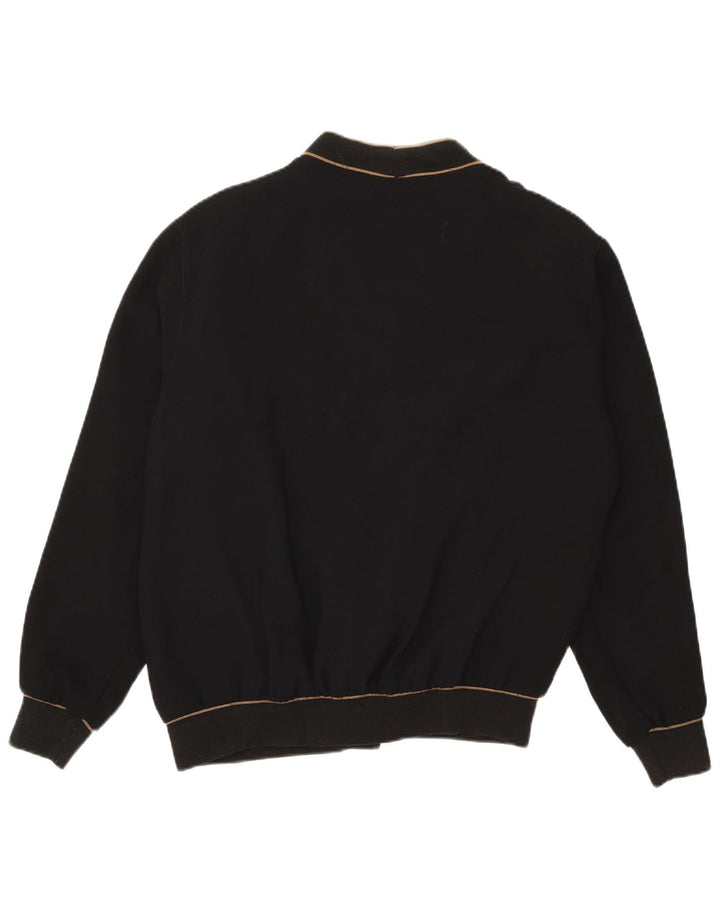 Jacques Lorant Pull Cardigan Homme UK 38 Medium Noir Colourblock