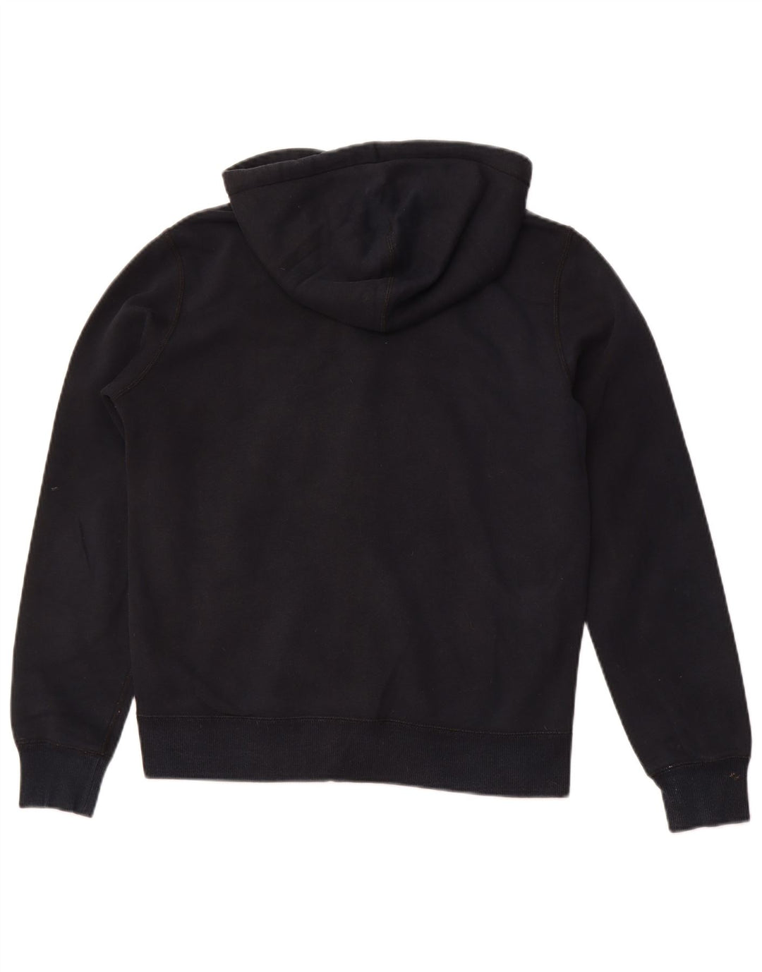 CONVERSE Pull à capuche zippé Chuck Taylor pour femme UK 14 Coton noir moyen