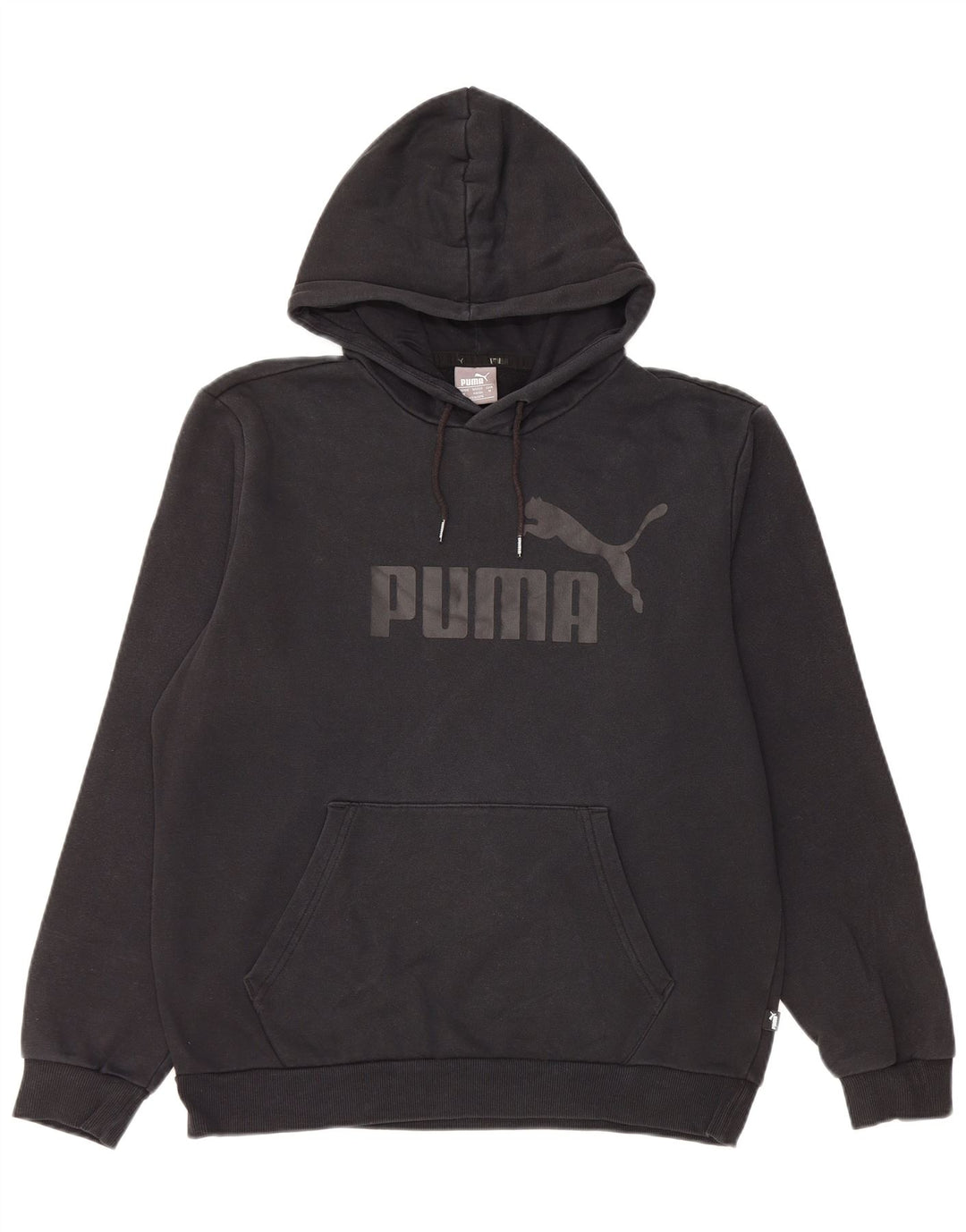 PUMA Sweat à Capuche Graphique Homme Noir Moyen Coton