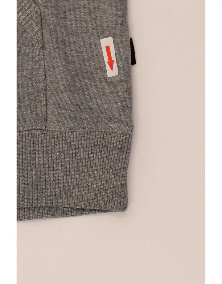 Vans Pull à capuche graphique homme gris moyen moucheté