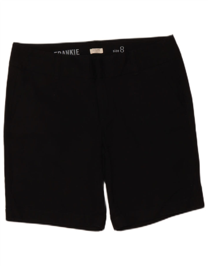 J. CREW Short Frankie Chino pour femme US 8 Medium W34 Noir Coton