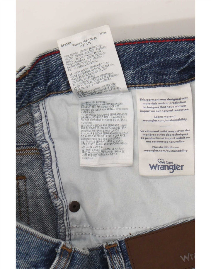 Wrangler Jean droit homme W38 L27 bleu coton