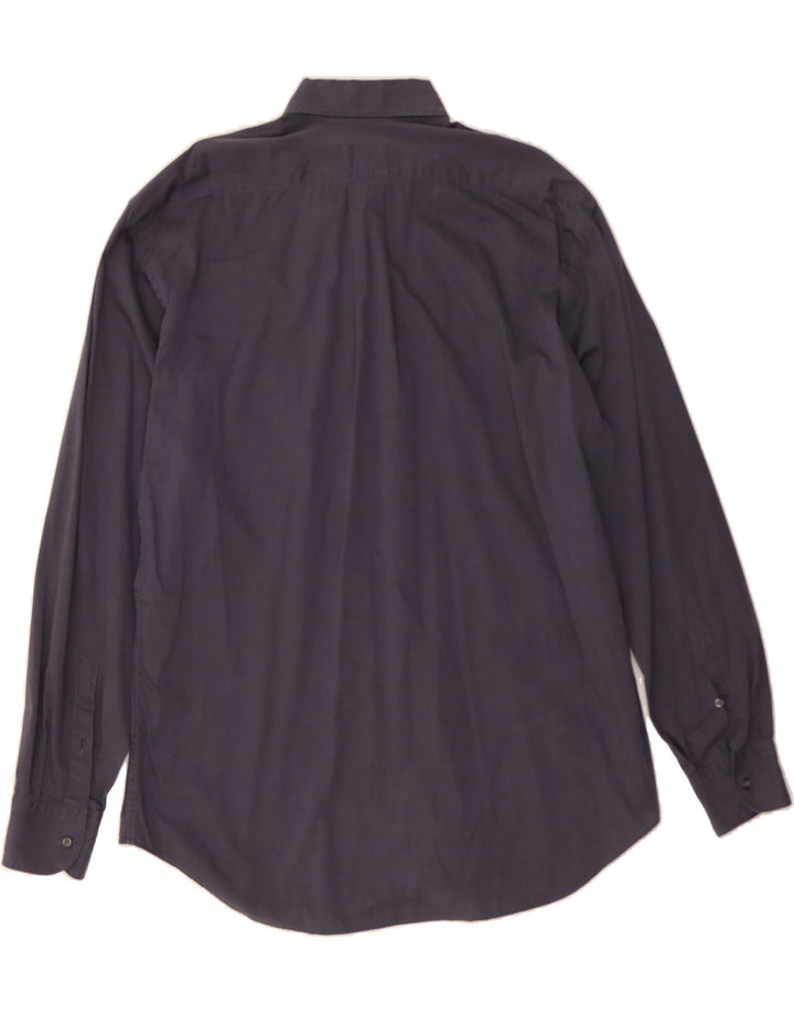 TRUSSARDI Mens Shirt Size 16 1/2 Large Black Vintage Trussardi and Second-Hand Trussardi from Messina Hembry 