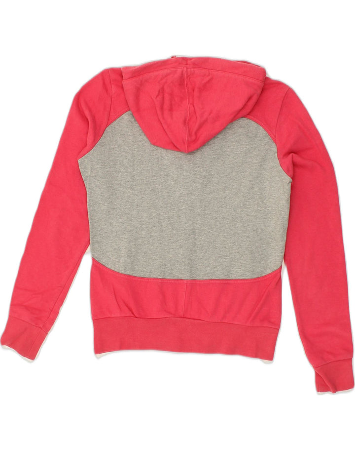 NIKE Womens Hoodie Jumper UK 8 Small Pink Cotton | Vintage Nike | Thrift | Second-Hand Nike | Used Clothing | Messina Hembry 
