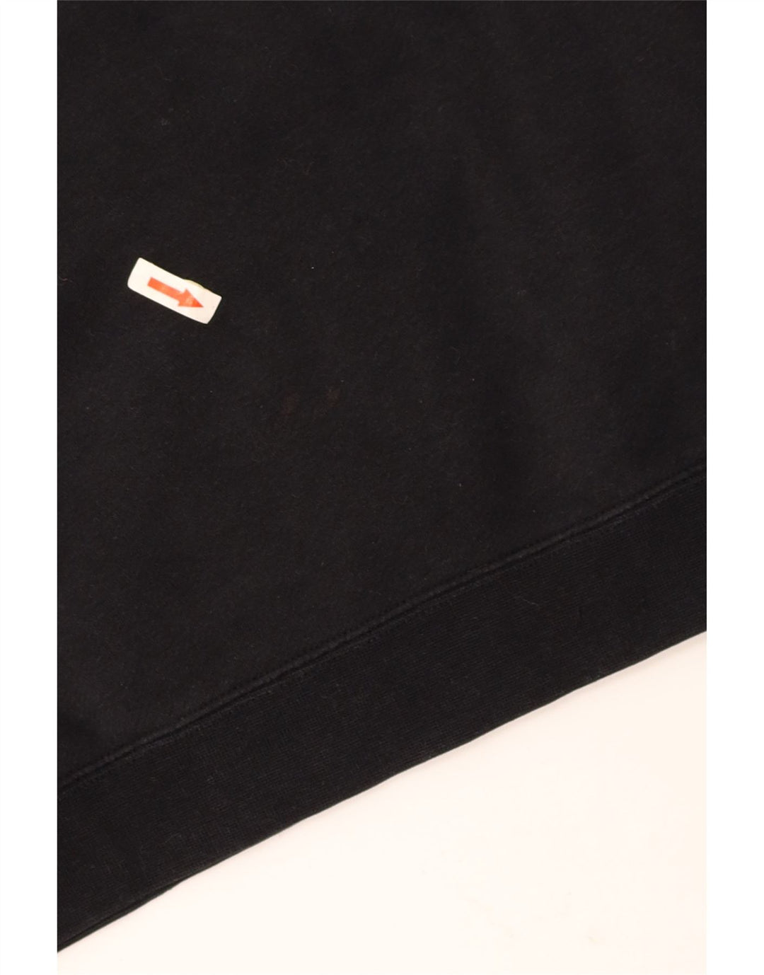 NIKE Sweat-shirt court surdimensionné pour femme UK 10 Petit Noir