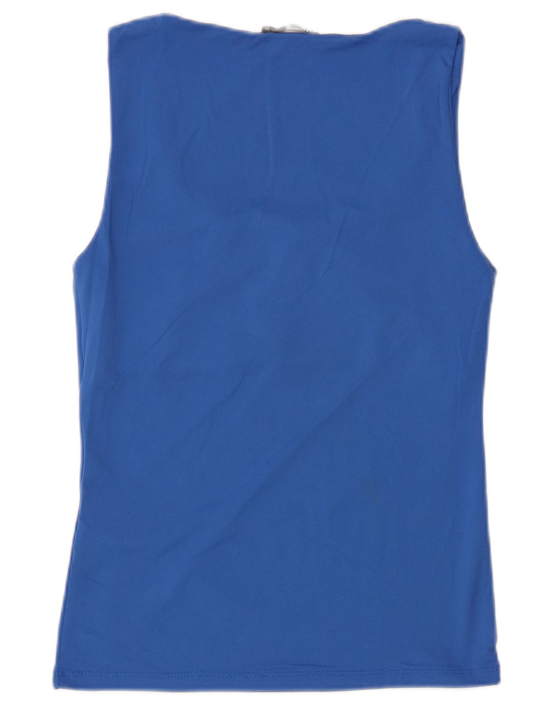 Zara Femme Débardeur UK 12 Bleu Moyen Polyamide