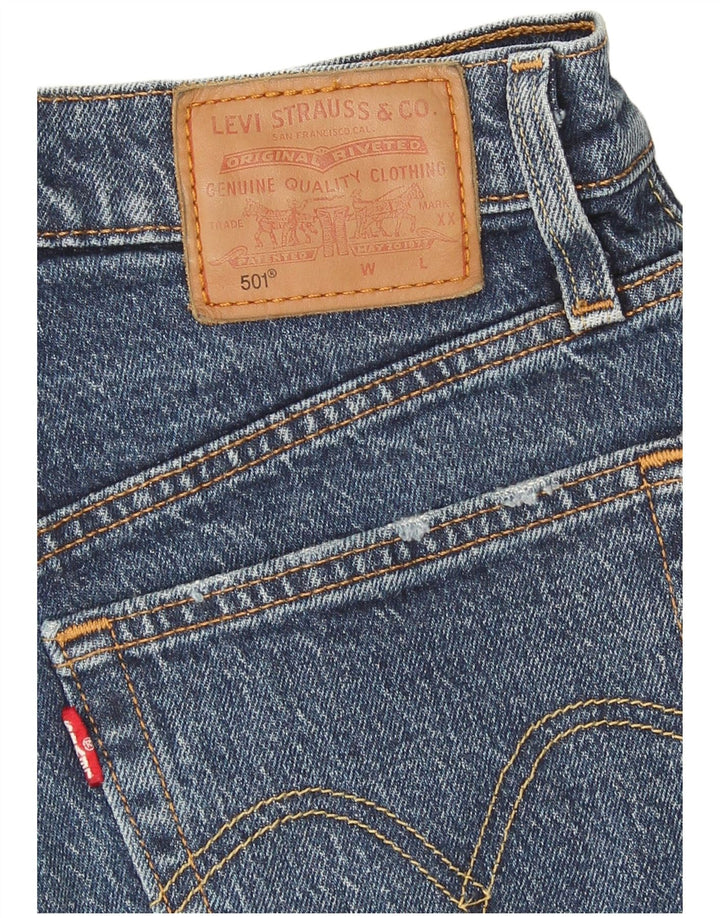 Levi's Pantalon Chaud 501 Denim Femme W26 Petit Bleu