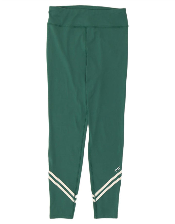 Jack Wills Leggings Femme UK 44 Large Vert Polyester