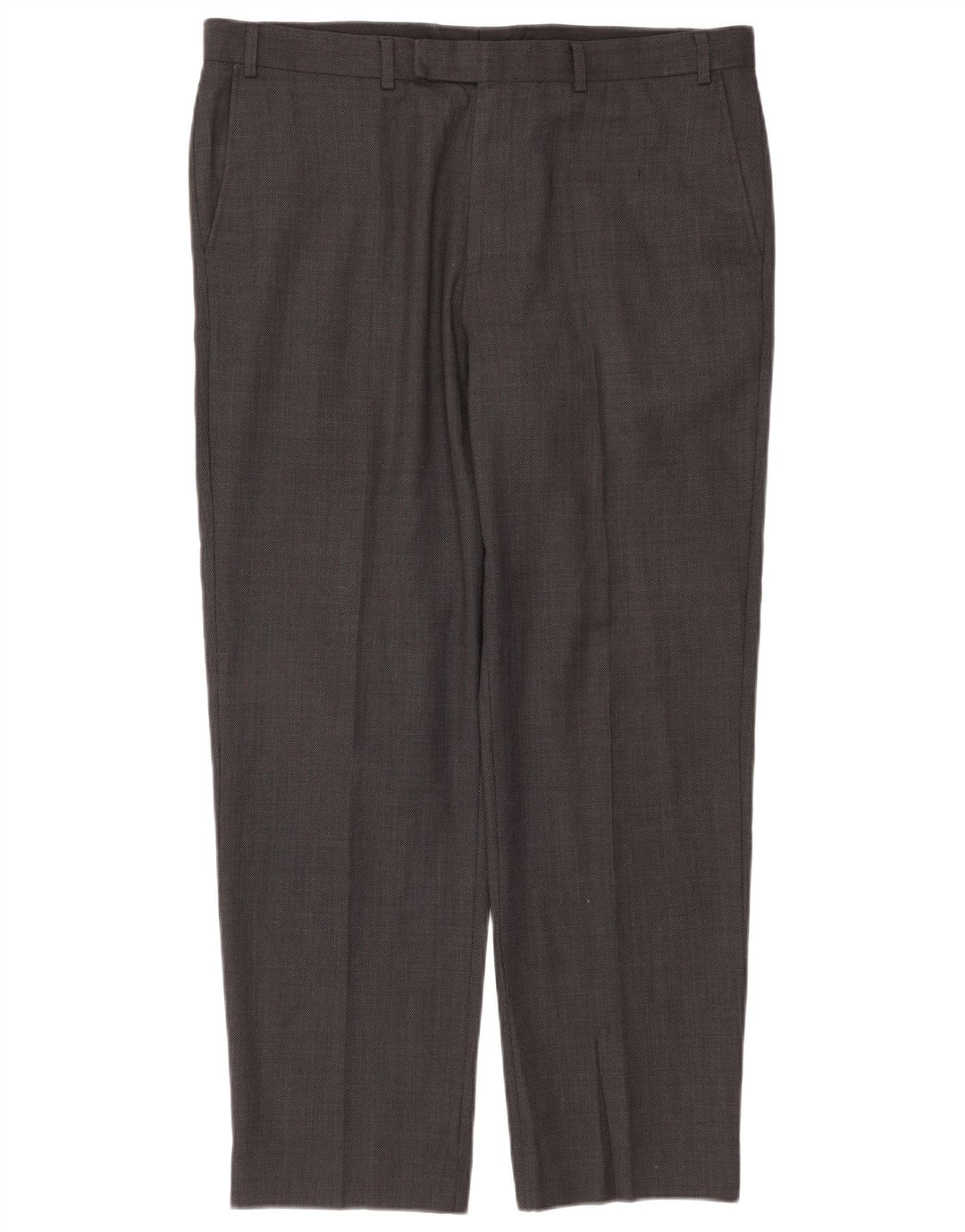Marks & Spencer Pantalon de costume fuselé pour homme W38 L31 Gris Polyester