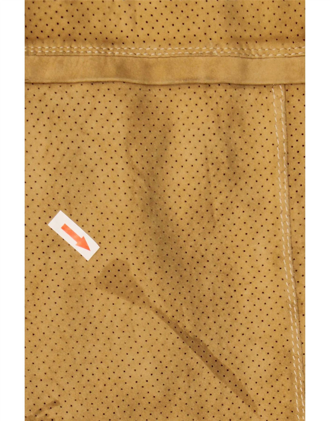 veste en daim homme vintage UK 34 XS Beige