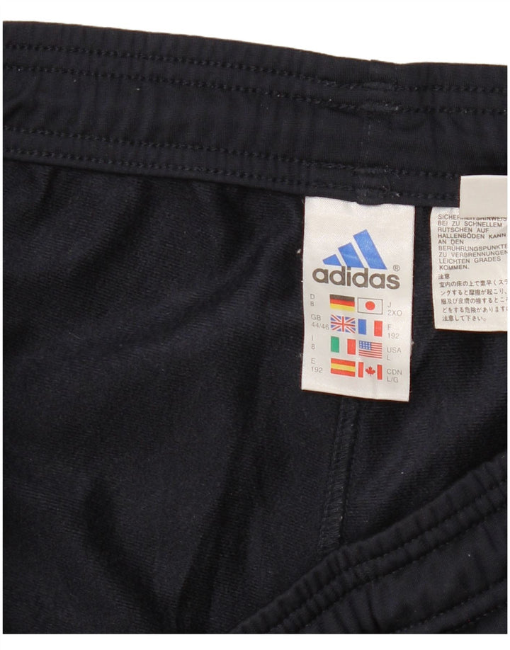 ADIDAS Pantalon de survêtement pour homme UK 44/46 Large Bleu Marine Polyester