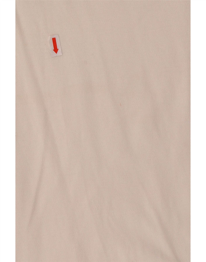 DIADORA Mens Polo Shirt Medium White Cotton