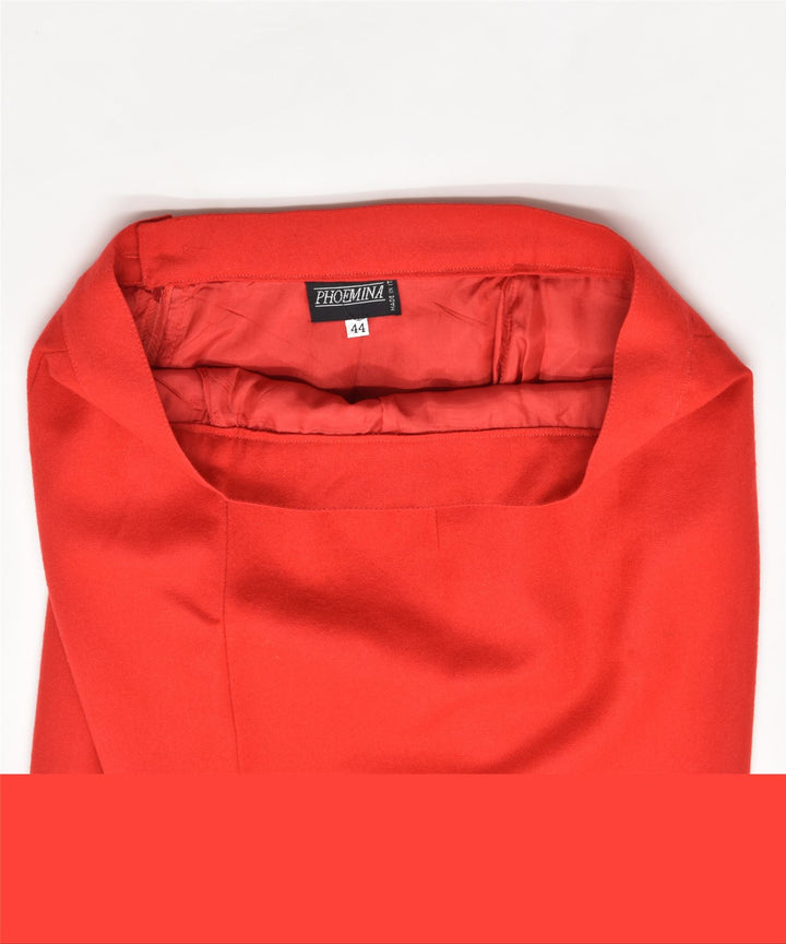 PHOEMINA Womens Straight Skirt IT 44 Medium W29 Red | Vintage | Thrift | Second-Hand | Used Clothing | Messina Hembry 