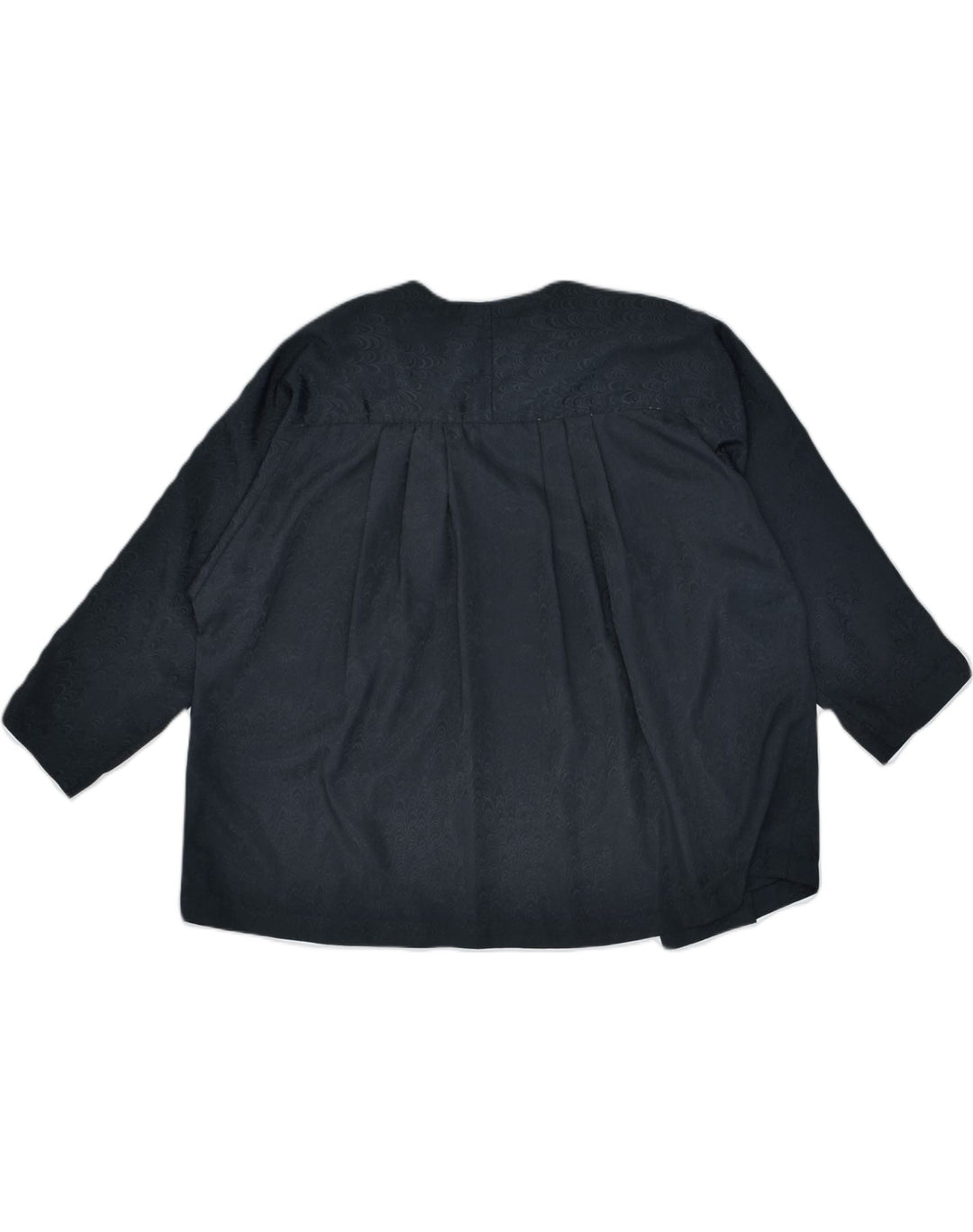 VINTAGE Womens 3/4 Sleeve Cardigan Top UK 24 3XL Black Floral | Vintage | Thrift | Second-Hand | Used Clothing | Messina Hembry 