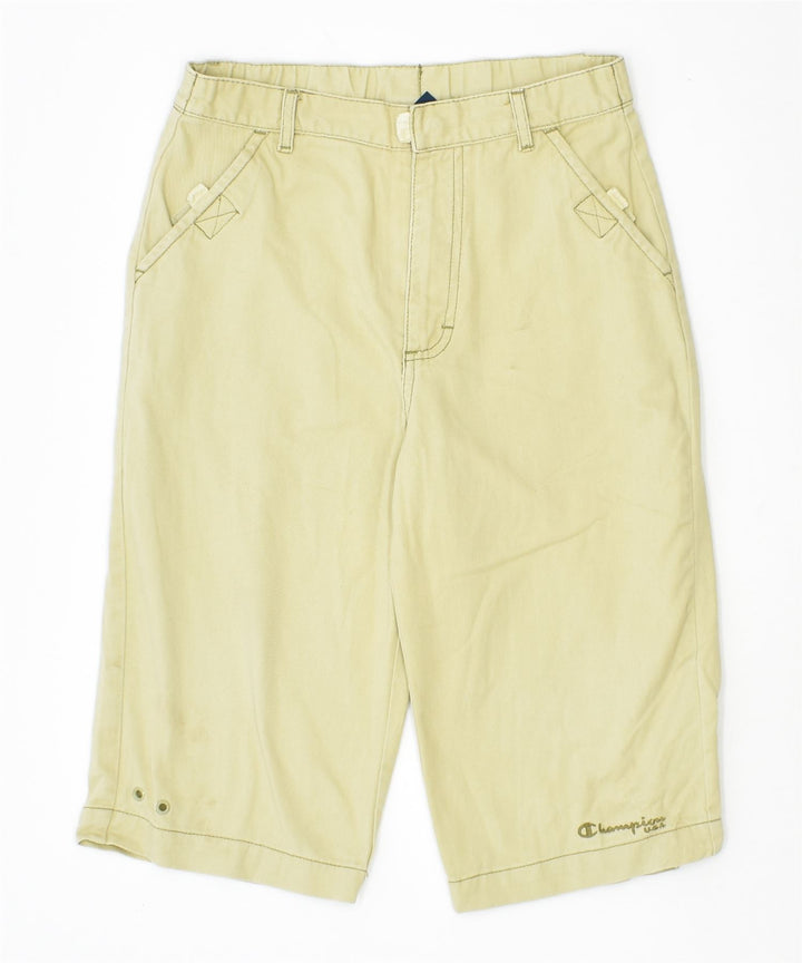 CHAMPION Boys Chino Shorts 7-8 Years W24 Beige Cotton | Vintage | Thrift | Second-Hand | Used Clothing | Messina Hembry 